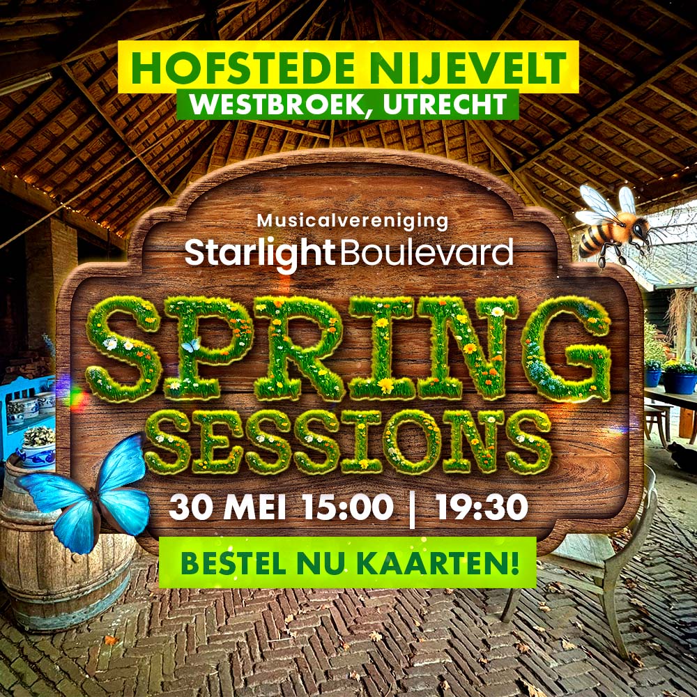 Lenteconcert Spring Sessions 30 mei 15:00 en 19:00. Klik hier voor kaarten