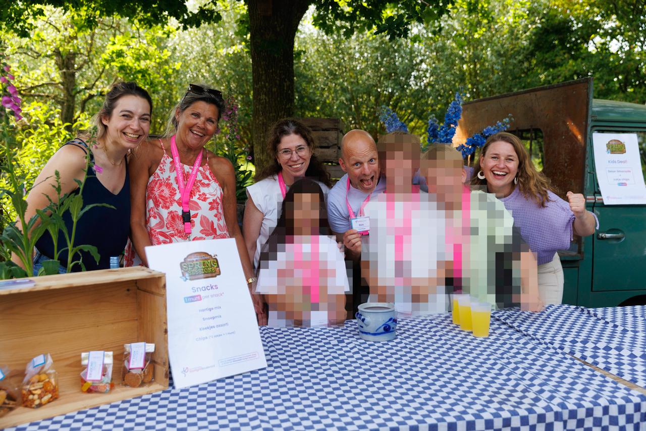 Vrijwilligers Spring Sessions groepsfoto
